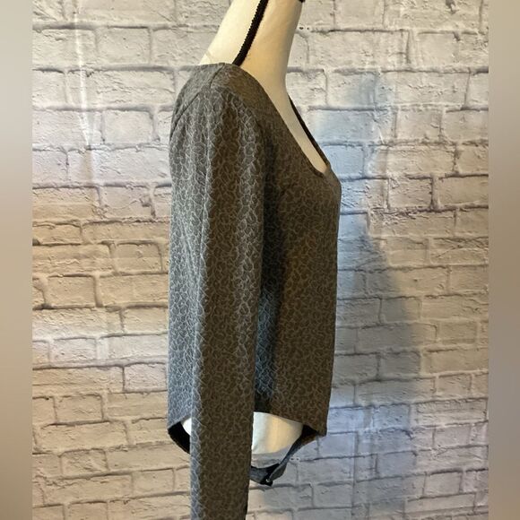 A New Day - Women’s Black & Gray Animal print Bodysuit - XXL - Picture 3 of 5